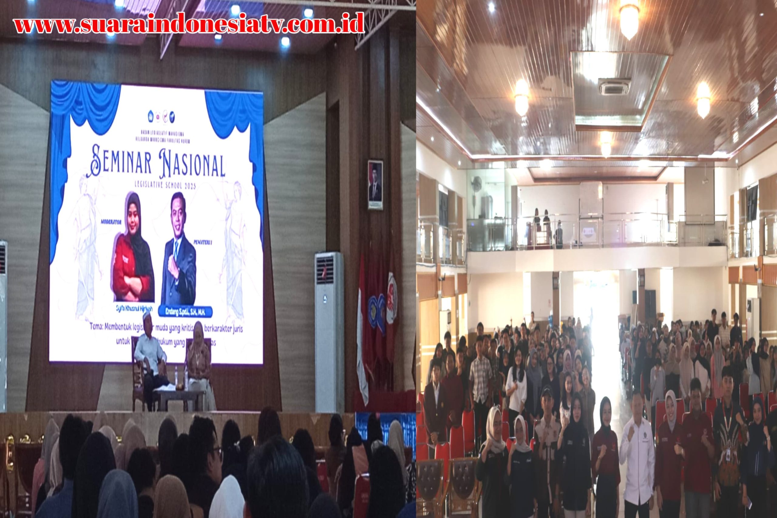 BLM-KM FH Unsika Gelar Seminar Nasional Legislative School: Integrasi Legislasi dalam Budaya Akademik