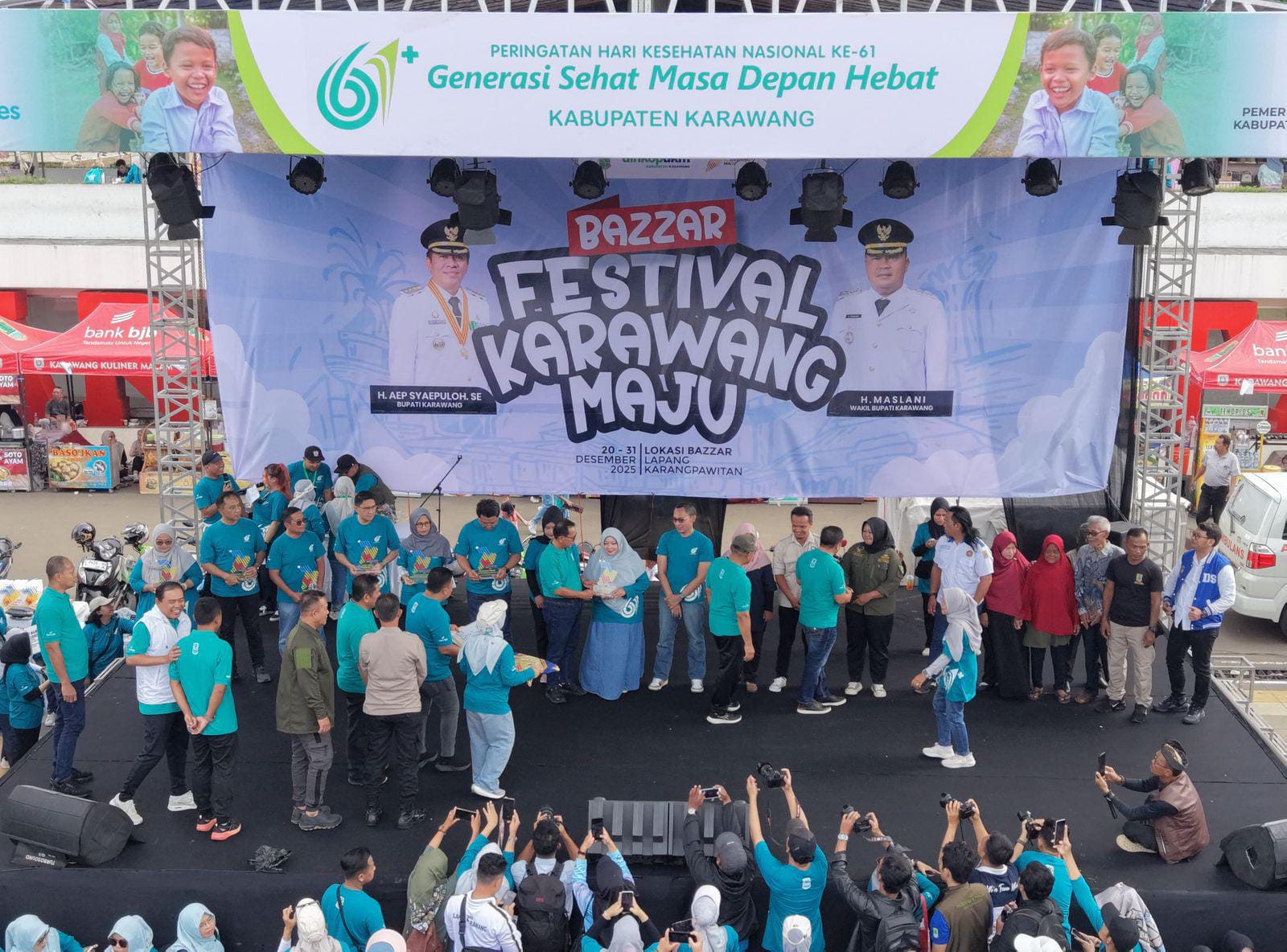 Penutup Rangkaian Puncak HKN 2025 di Karawang, Sinergi Kesehatan, Sosial, dan UMKM Bangun Generasi Sehat Masa Depan Hebat, Kabid Dinkes Neni Rosnani Dorong Pelayanan Kesehatan Terbaik Untuk Masyarakat