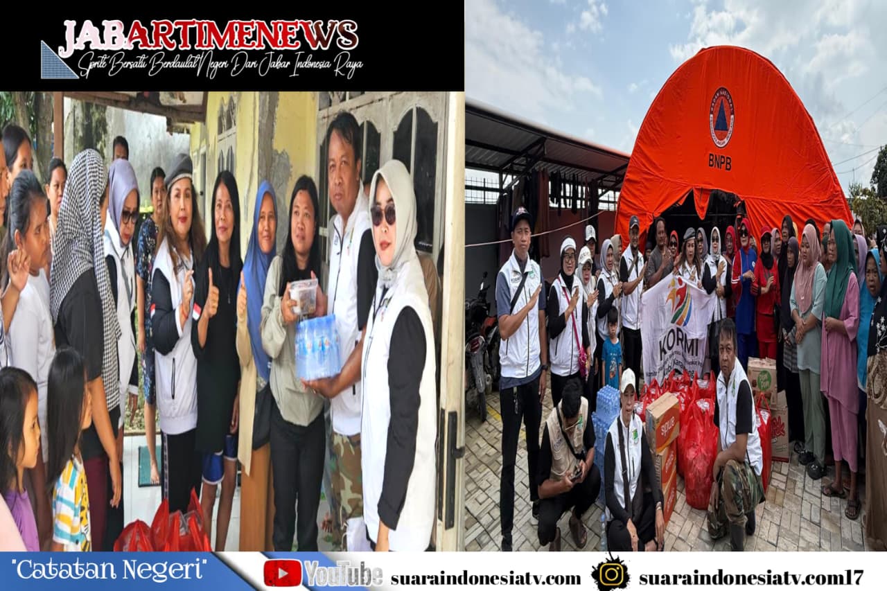 “Peduli Akan Rasa Kemanusiaan, KORMI Kabupaten Karawang Memberikan Suport dan Dukungan Untuk Warga Terdampak Banjir”